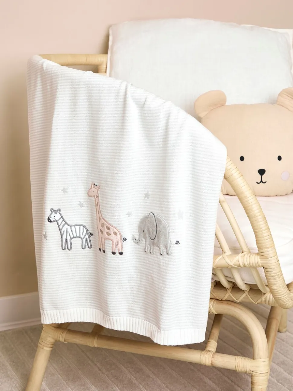 JoJo Maman Bébé Embroidered Shawl
