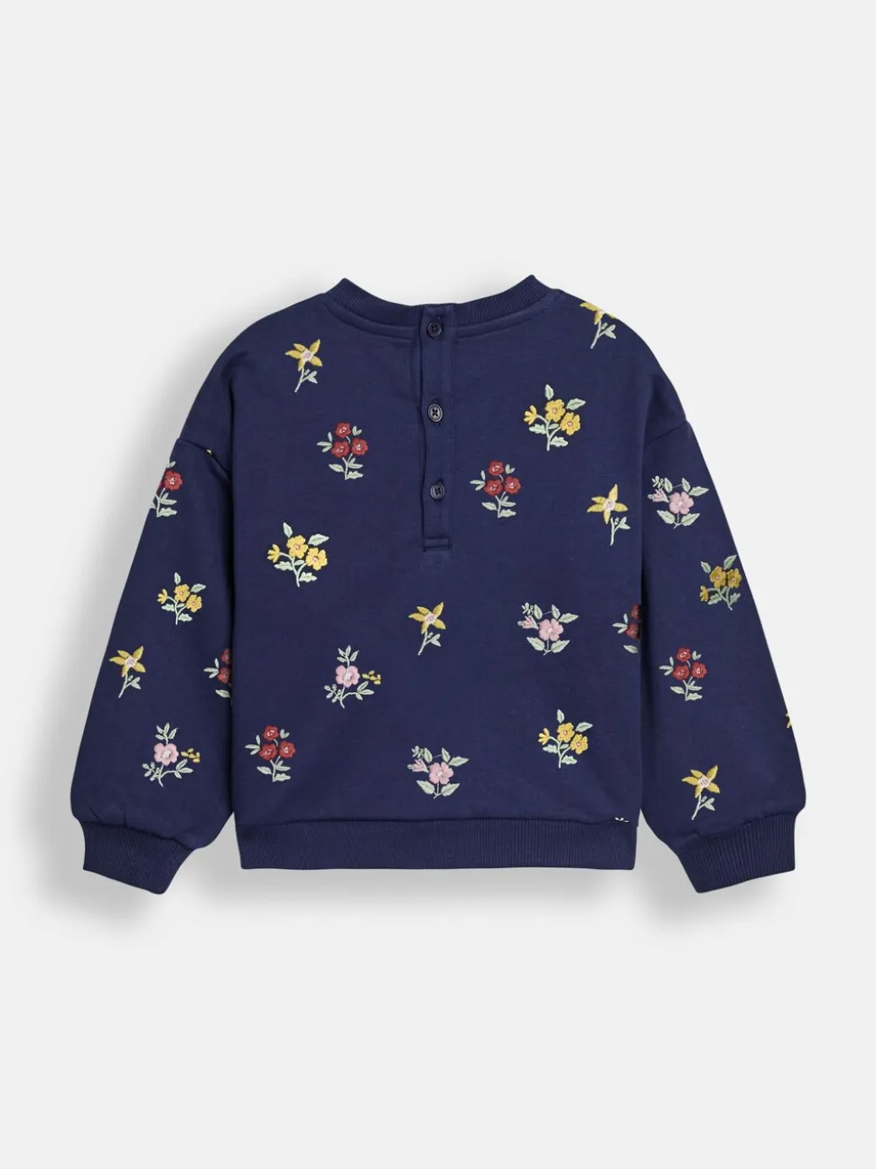 JoJo Maman Bébé Embroidered Sweatshirt & Skirt Set