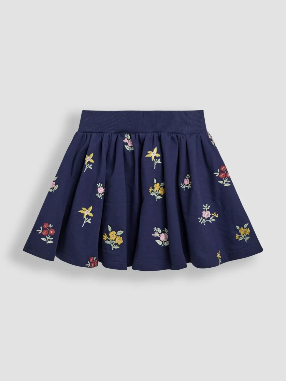 JoJo Maman Bébé Embroidered Sweatshirt & Skirt Set