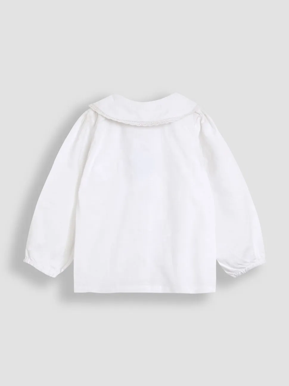 JoJo Maman Bébé Embroidered Cord Dungarees & Blouse Set