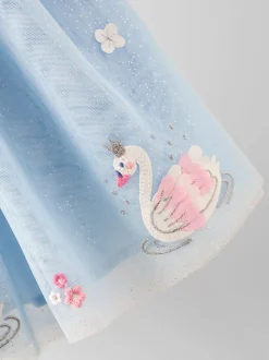 JoJo Maman Bébé feestjurk met tule-applicatie