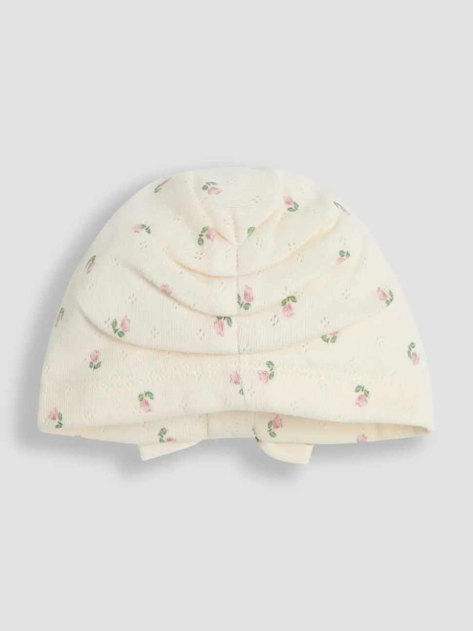 JoJo Maman Bébé Floral Print Turban 100% Cotton Hat