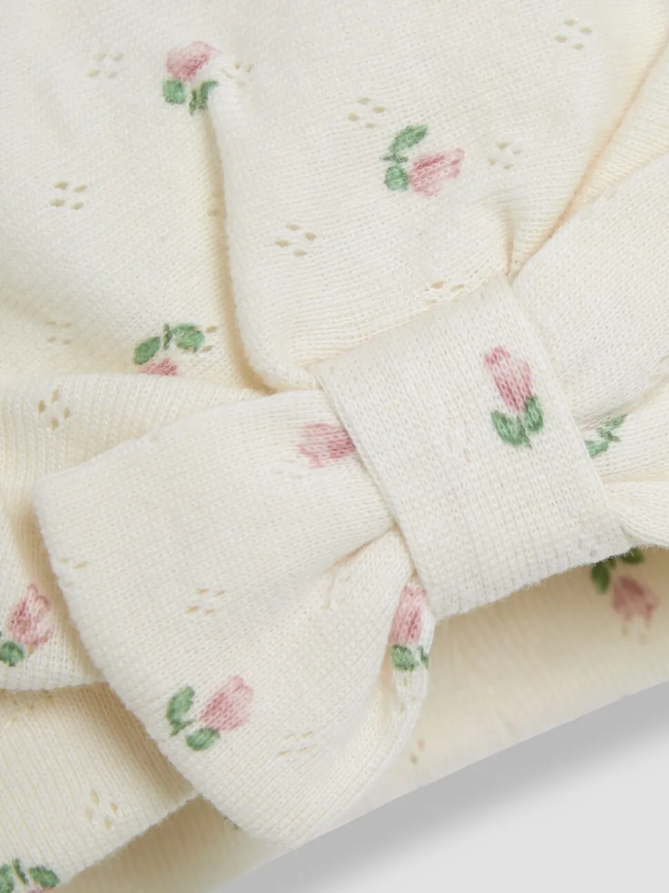 JoJo Maman Bébé Floral Print Turban 100% Cotton Hat
