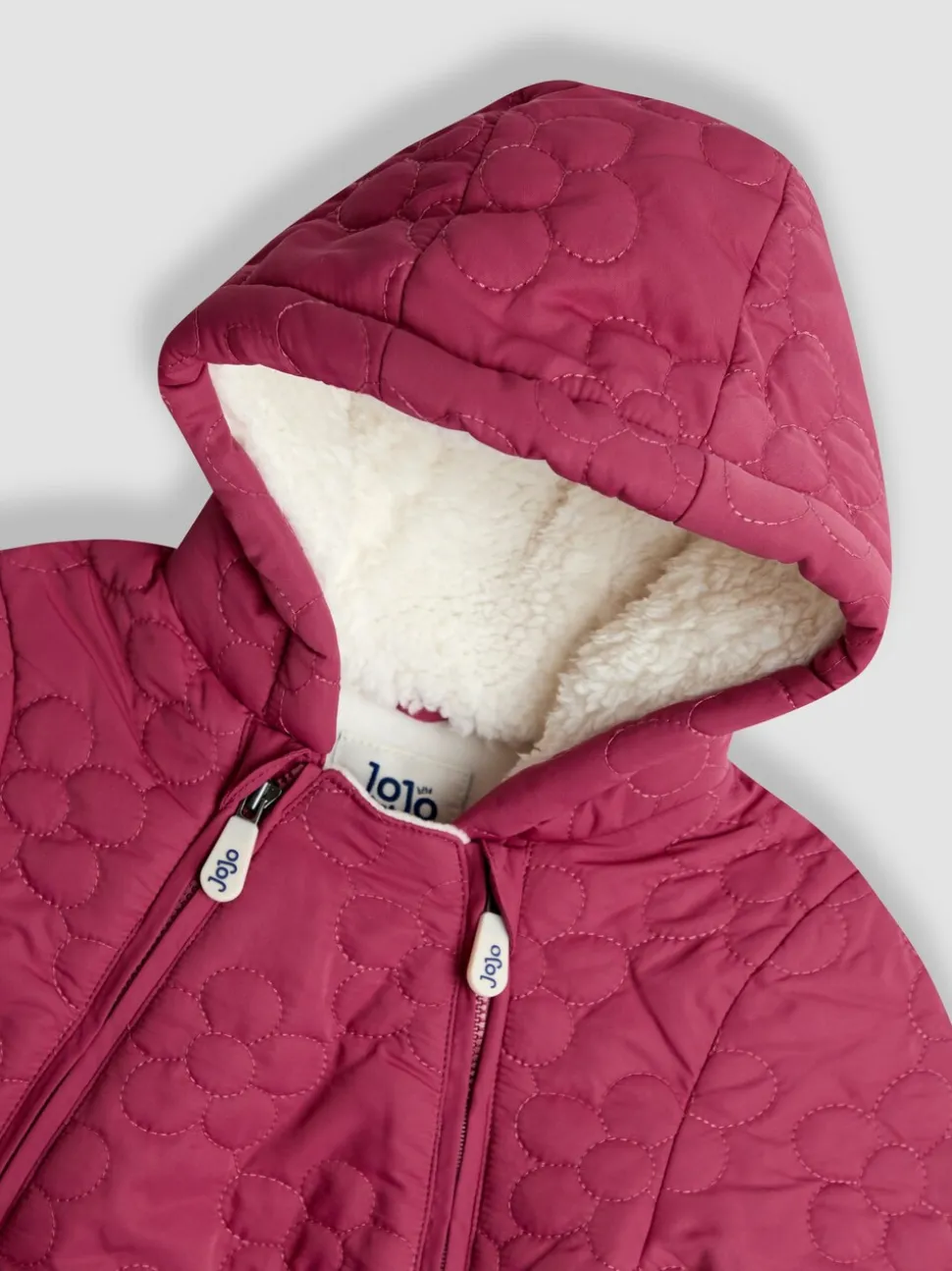 JoJo Maman Bébé Floral Quilted Pramsuit
