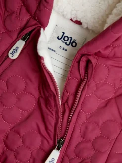 JoJo Maman Bébé Floral Quilted Pramsuit