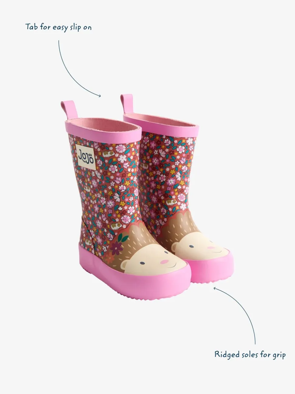 JoJo Maman Bébé Floral Wellies