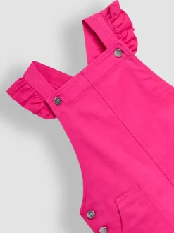JoJo Maman Bébé Frill Shoulder Dungarees