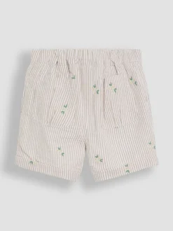 JoJo Maman Bébé geborduurde shorts met omgeslagen zoom