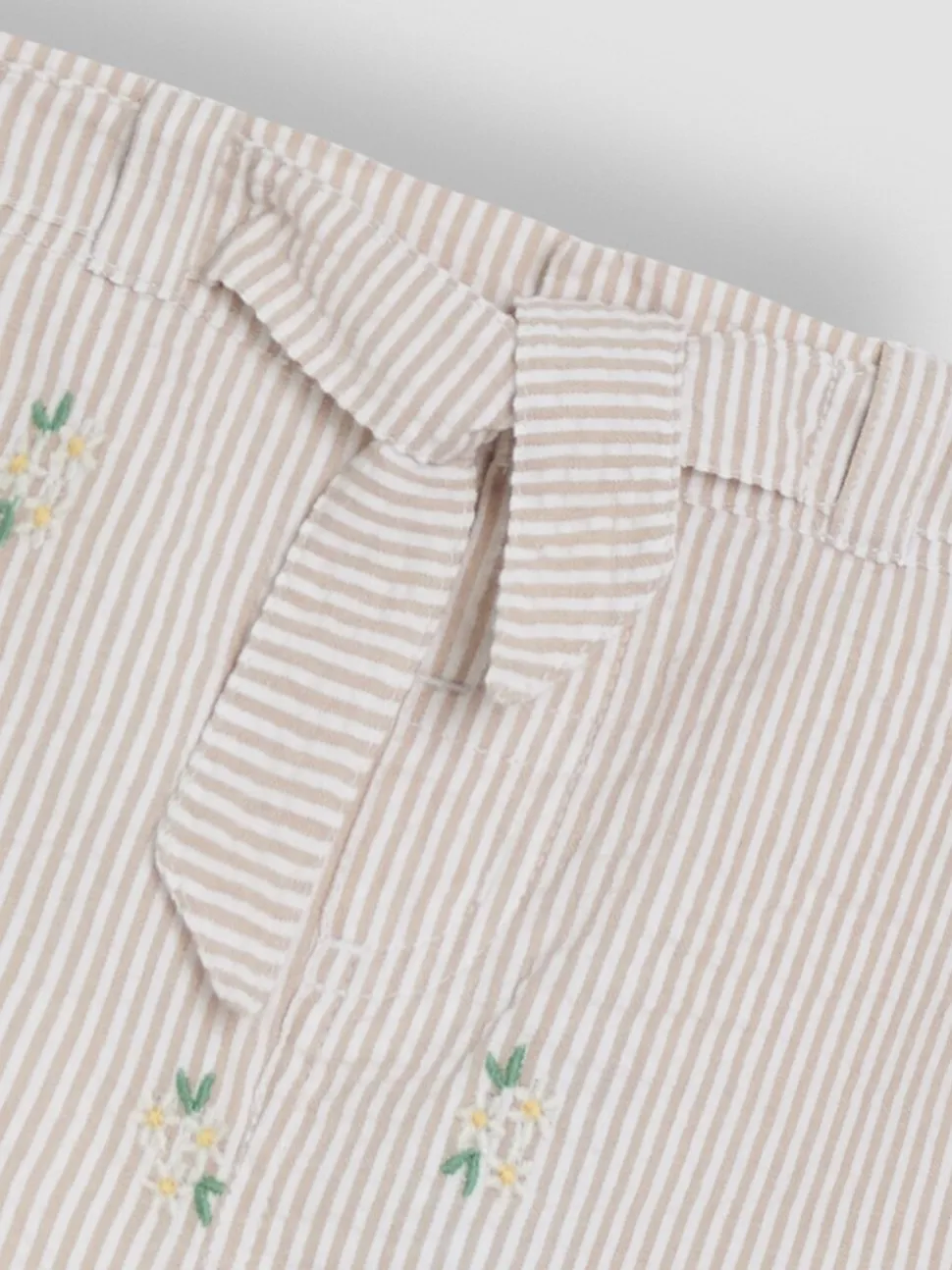 JoJo Maman Bébé geborduurde shorts met omgeslagen zoom