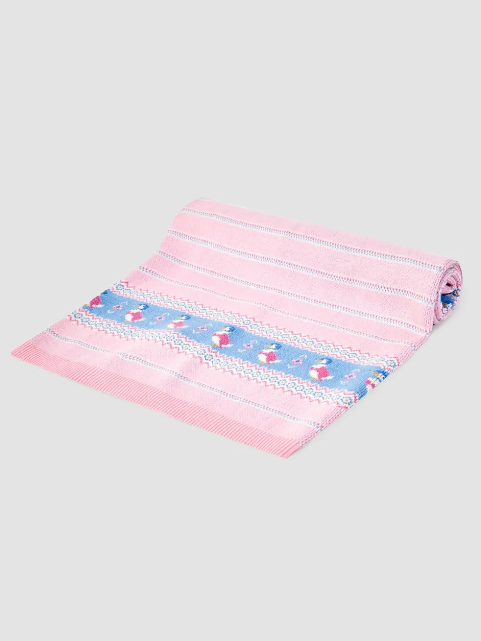 Jojo Maman Bébé gebreide Jemima Puddle-duck sjaal