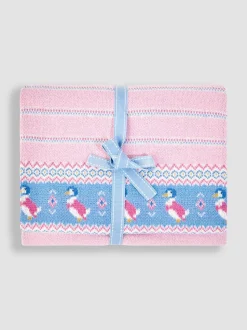Jojo Maman Bébé gebreide Jemima Puddle-duck sjaal