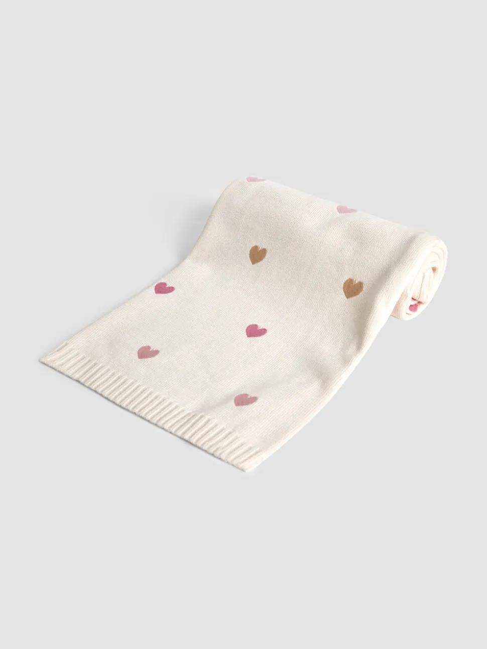 JoJo Maman Bébé Heart Embroidered Shawl
