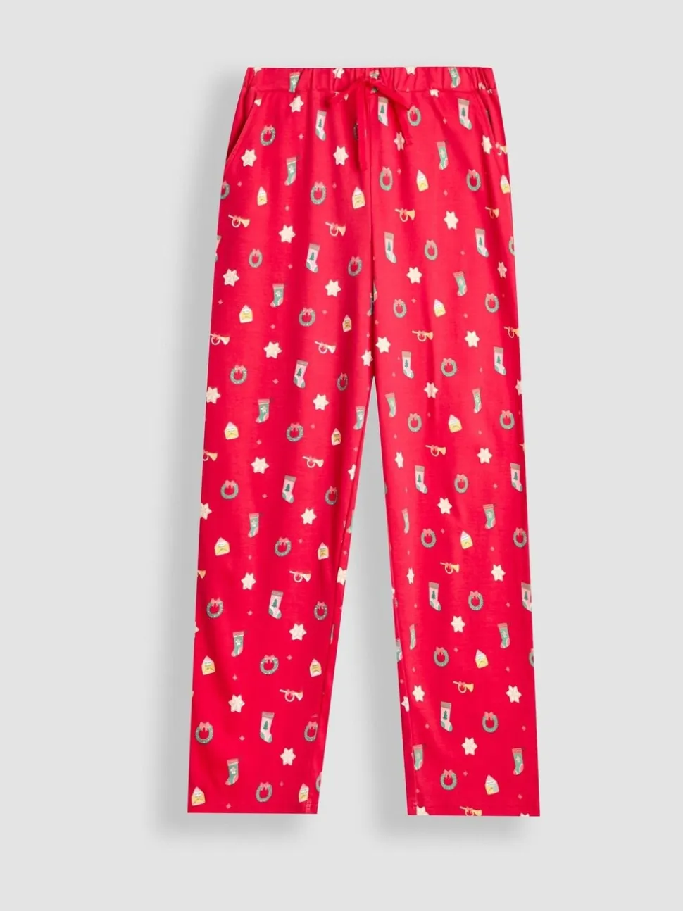 JoJo Maman Bébé Heren Kerstmis Jersey Pyjama Set