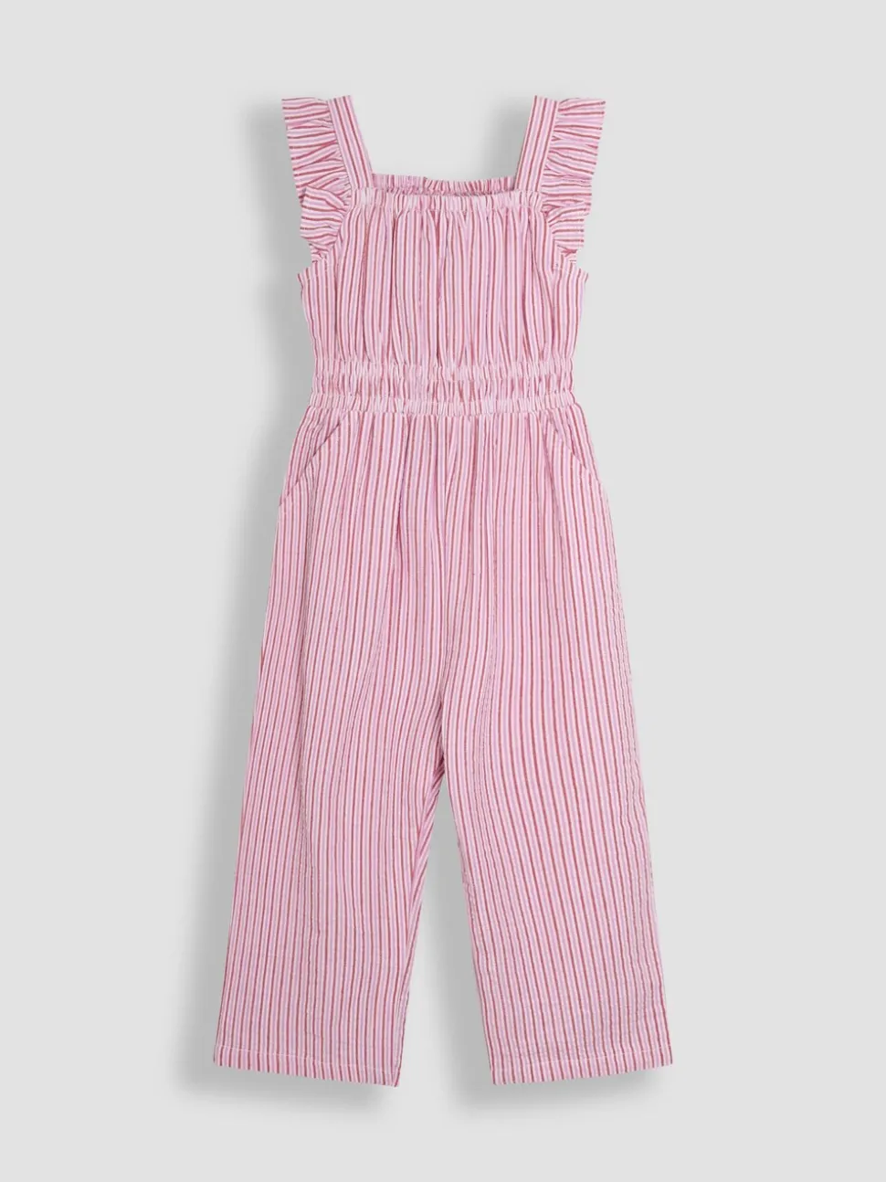 Jojo Maman Bébé jumpsuit met ruchemouwtjes