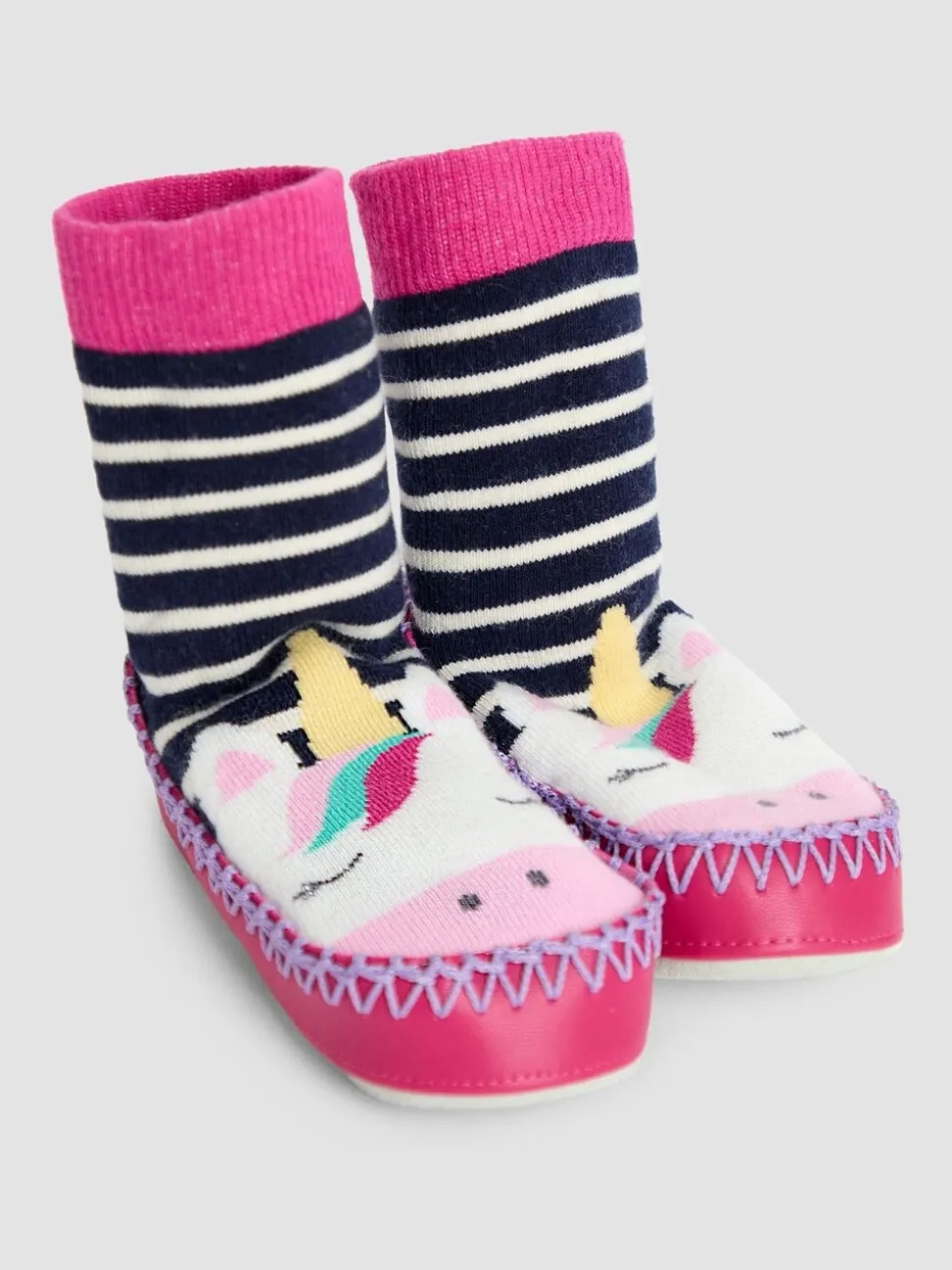 Jojo Maman Bébé moccasin pantoffelsokken
