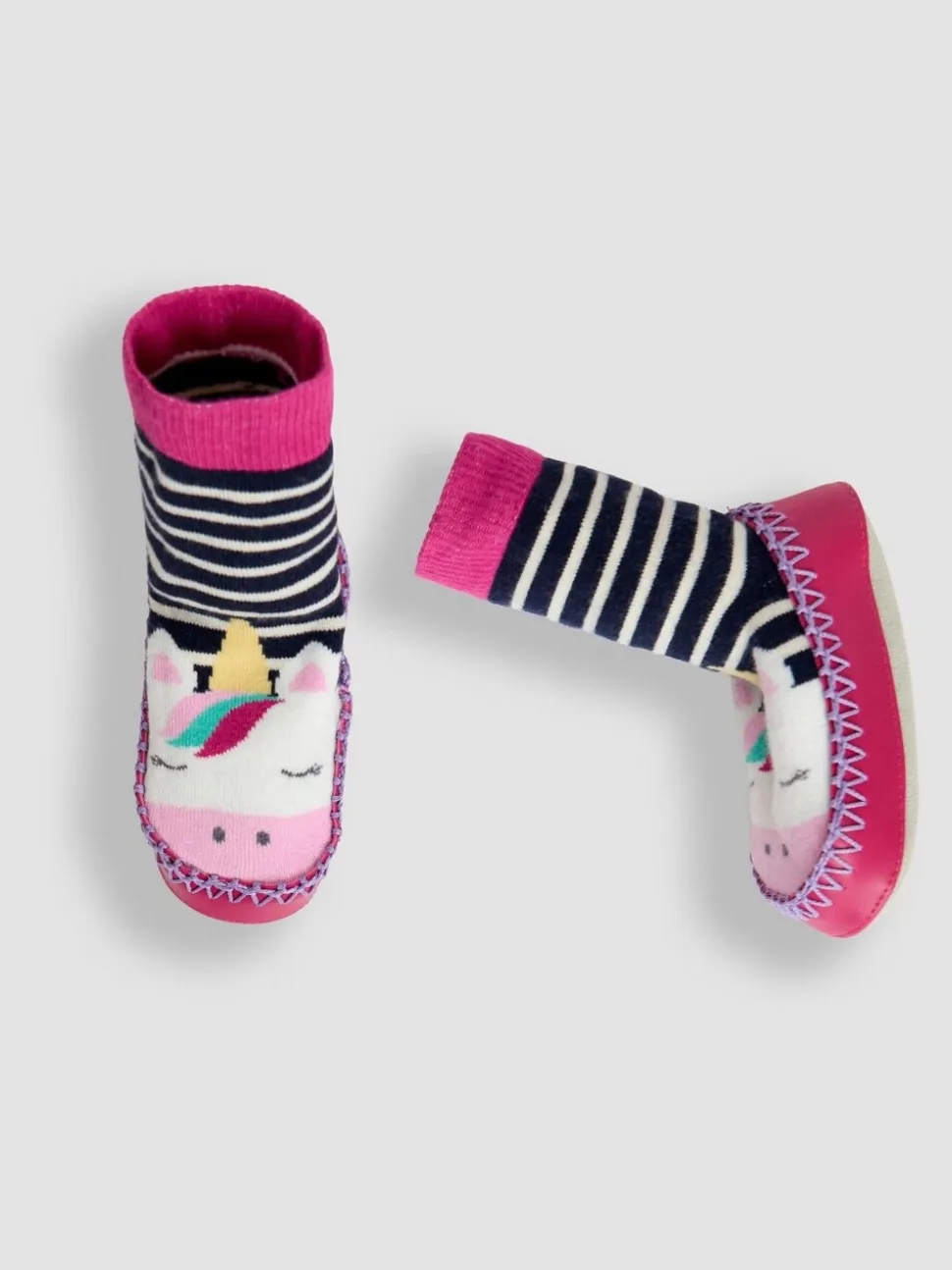 Jojo Maman Bébé moccasin pantoffelsokken