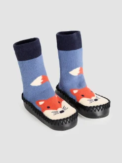 Jojo Maman Bébé moccasin pantoffelsokken