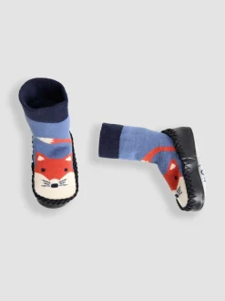 Jojo Maman Bébé moccasin pantoffelsokken