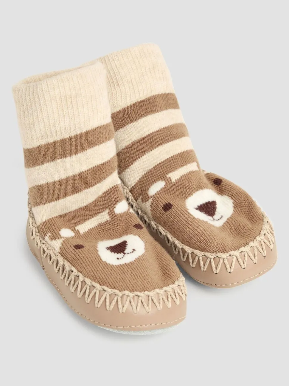 Jojo Maman Bébé moccasin pantoffelsokken