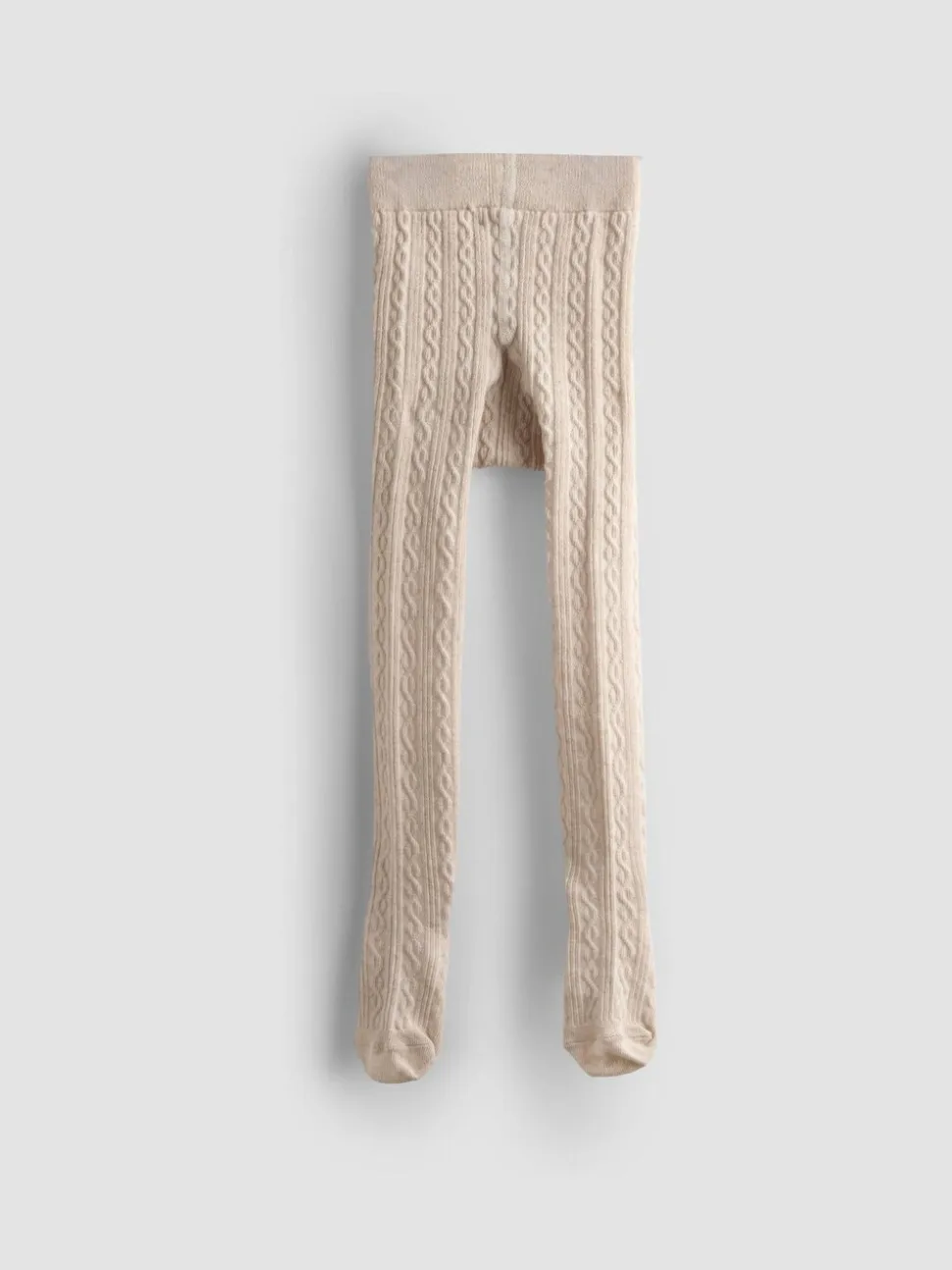 JoJo Maman Bébé 2-Pack Cotton Rich Cable Tights