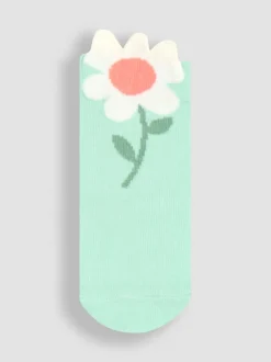 JoJo Maman Bébé 3-Pack Flower Socks