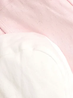 JoJo Maman Bébé 2-Pack Pointelle Bonnets