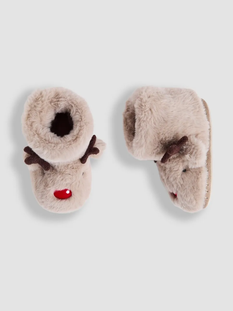 JoJo Maman Bébé pantoffellaarsjes met rendier
