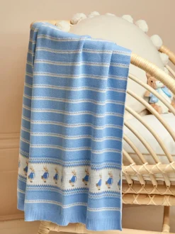 JoJo Maman Bébé Peter Rabbit™ Knitted Shawl