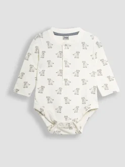 JoJo Maman Bébé Printed Highland Cow And Striped Bodies 2 Pack