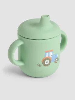 JoJo Maman Bébé Printed Silicone Sippy Cup