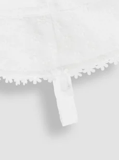Jojo Maman Bébé slappe hoed van broderie