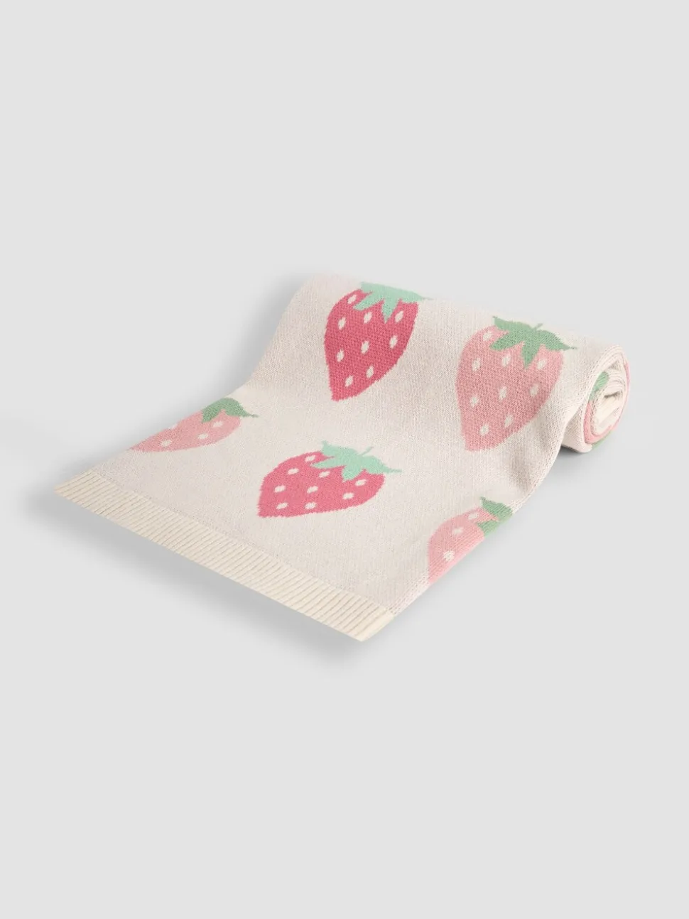 JoJo Maman Bébé Strawberry FairIsle Shawl