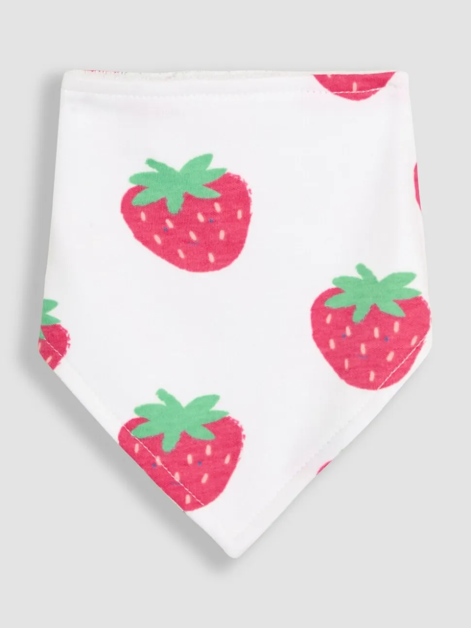JoJo Maman Bébé Strawberry Dribble Bibs 2 Pack
