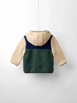 JoJo Maman Bébé Teddy Fleece Jas met Applicatie