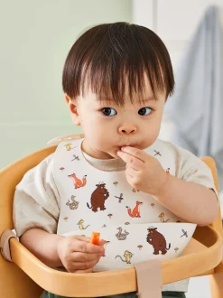 JoJo Maman Bébé The Gruffalo 2-Pack Silicone Bib Set
