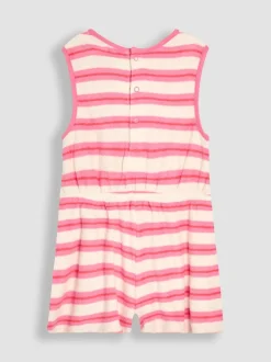JoJo Maman Bébé Towelling Sunsuit & Scrunchie