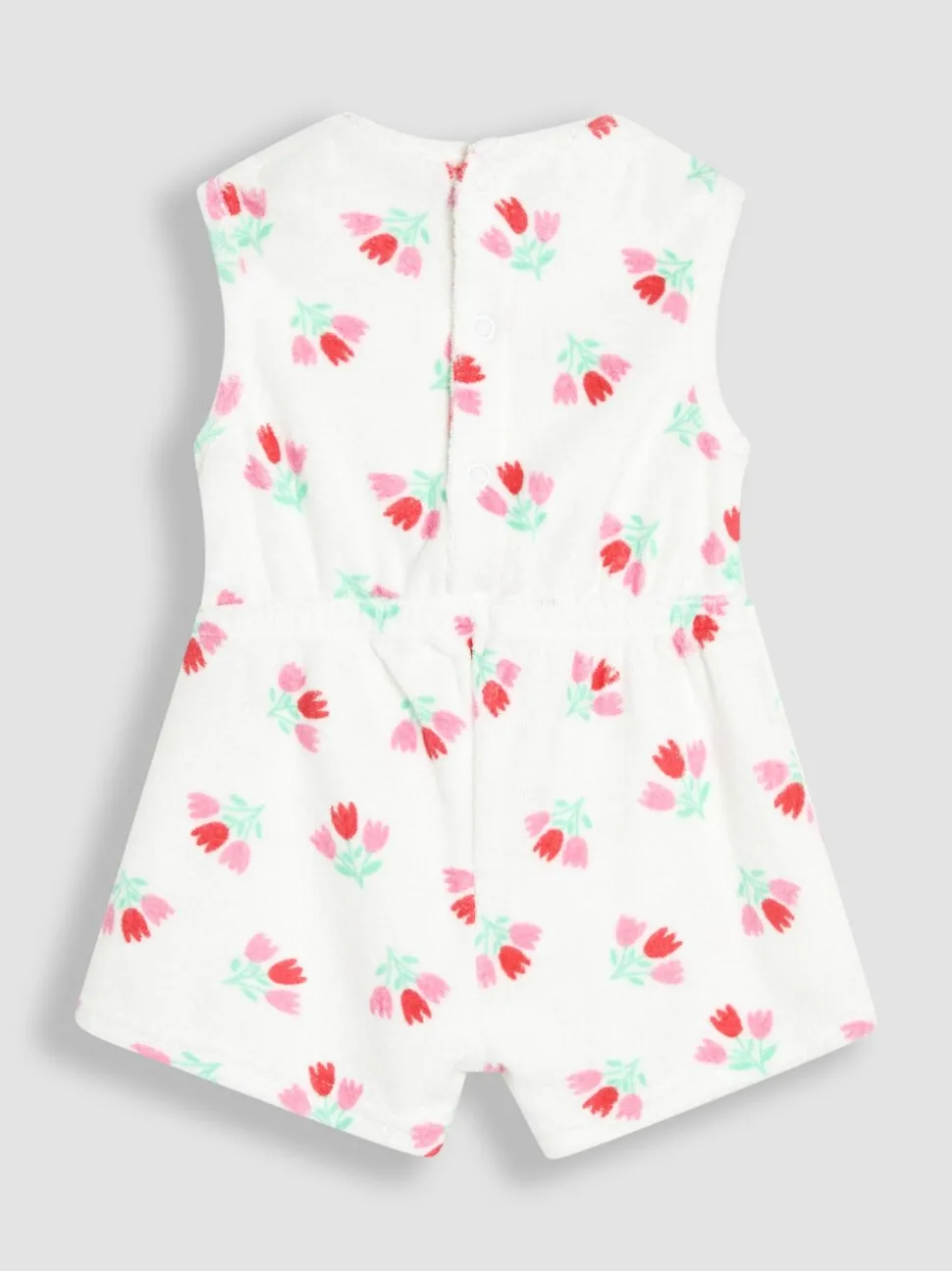 JoJo Maman Bébé Towelling Sunsuit & Scrunchie