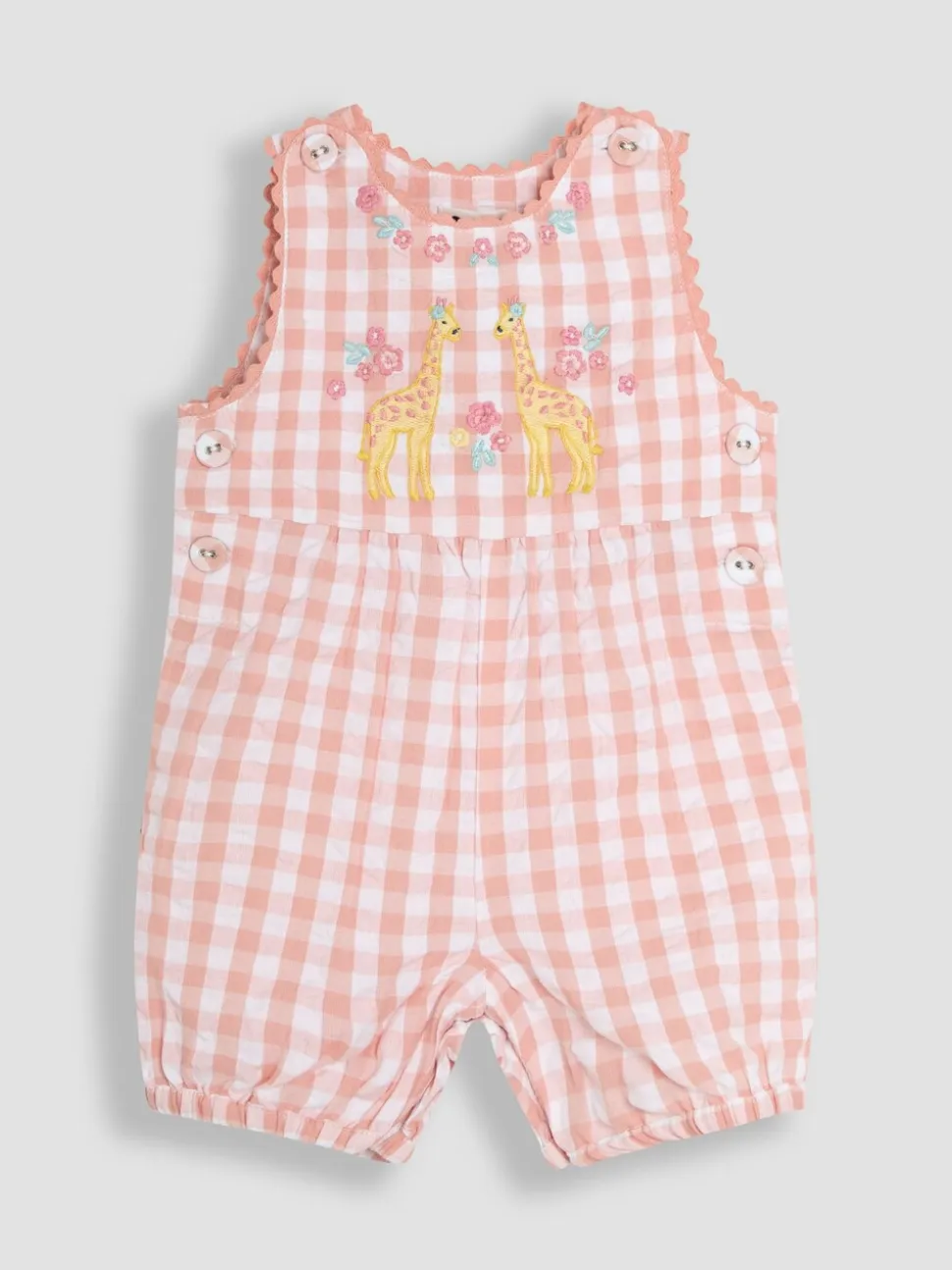JoJo Maman Bébé tuinbroek met applicatie