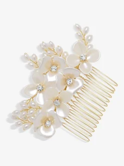 Jon Richard Floral Crystal Hair Comb