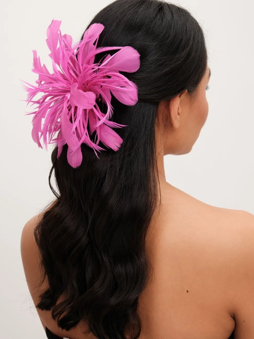 Jon Richard Fuchsia Statement Bloemen Clip Fascinator