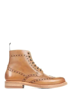 Jones Bootmaker naturelkleurige Baker Street Goodyear enkellaarzen