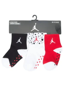 Jordan Grippy White Socks 3 Pack