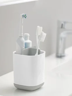 Joseph® Joseph - EasyStore tandenborstelhouder in wit en grijs
