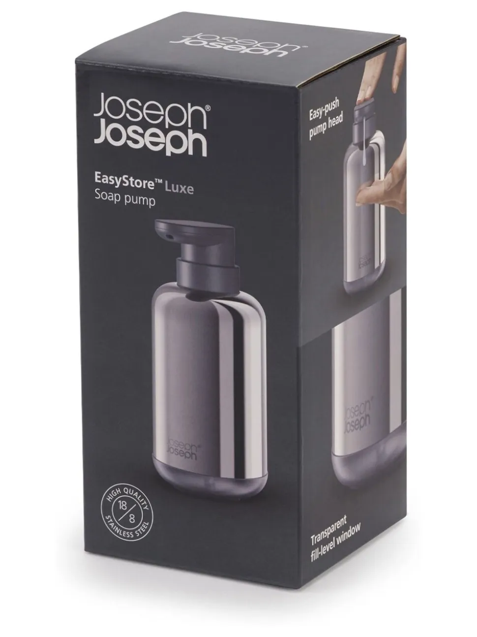 Joseph Joseph - Easystore - Luxe zeeppomp van roestvast staal