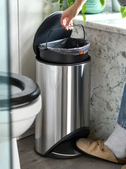 Joseph Joseph Arc 10-Litre Slimline Pedal Bin with Liner Pocket