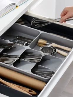 Joseph Joseph grijze Drawer Store uitschuifbare bestekbak