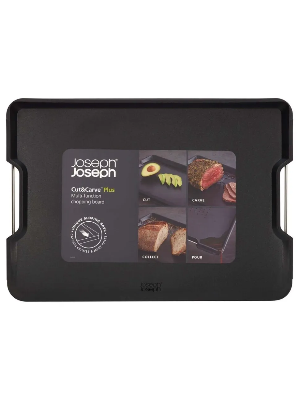 Joseph Joseph grote multifunctionele Cut&Carve Plus snijplank