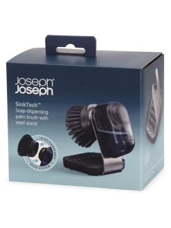Joseph Joseph Sinktech Soap-Disp Palm Brush With Stand
