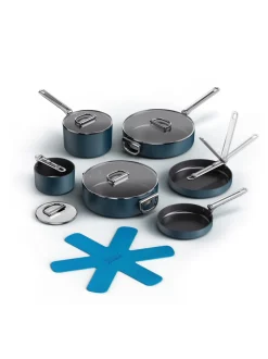 Joseph Joseph Space Folding Handle Ceramic Nonstick 6 piece Cookware Set