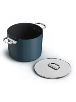 Joseph Joseph Space Folding Handle Ceramic Nonstick 25cm Stock Pot and Lid